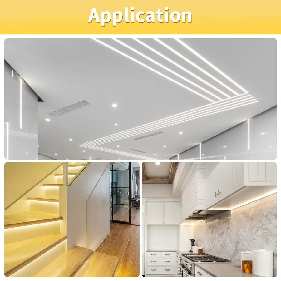 DC12V 24V COB LED Strip Light Flexible Tape Ribbon LED Light For Room Decor Backlight 3000-6000K Linear Dimmable 1M 2M 3M 5M 10M HIP