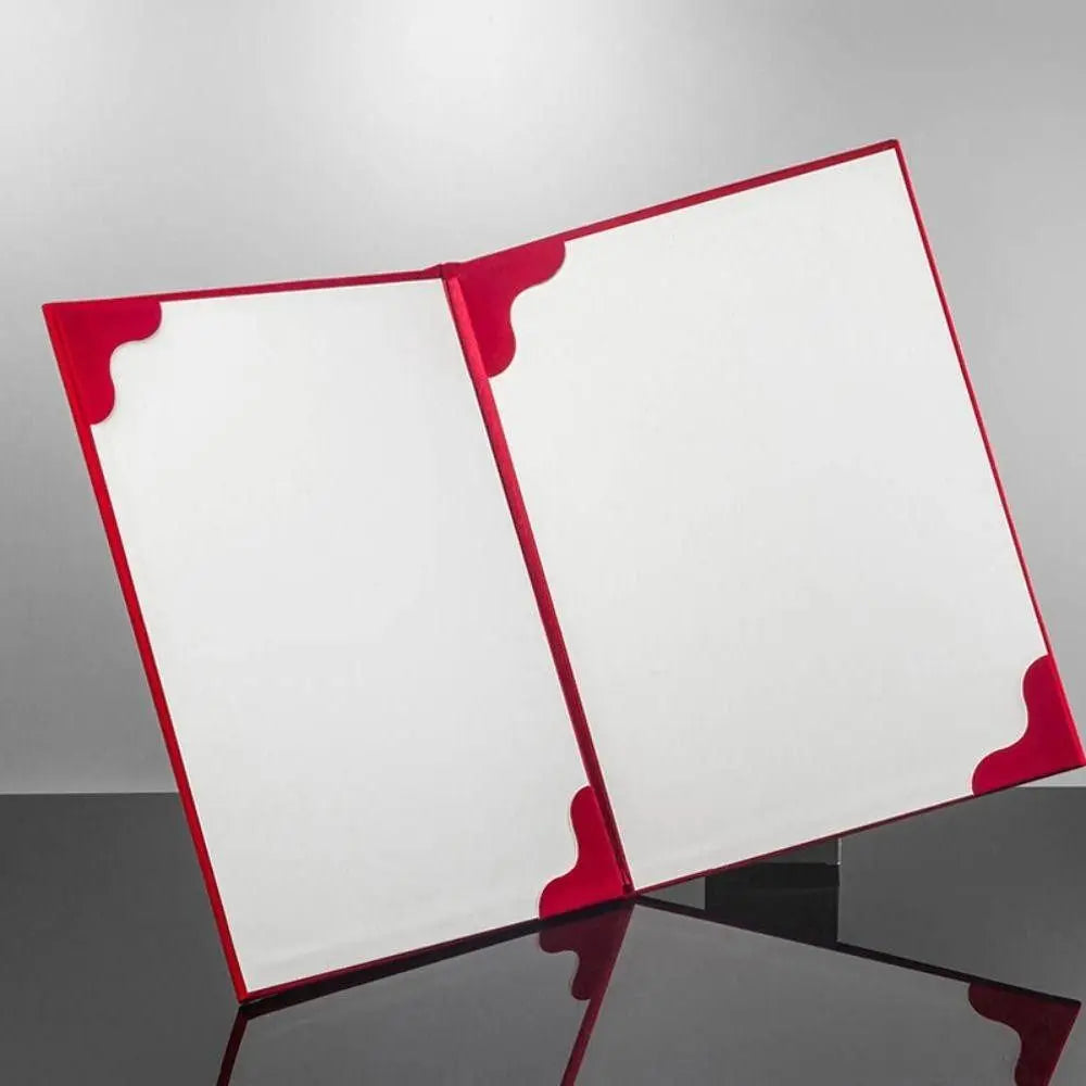 PU Leather Hardcover Certificate & Contract Folder A3/A4 Document Folder HIP
