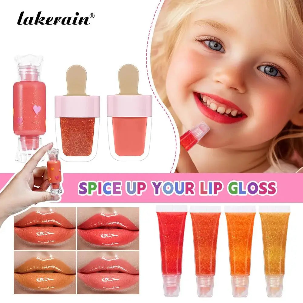 Kids DIY Lip Gloss Making Kit – Fun Creative Makeup Set DIY Lip Gloss Kit HIP