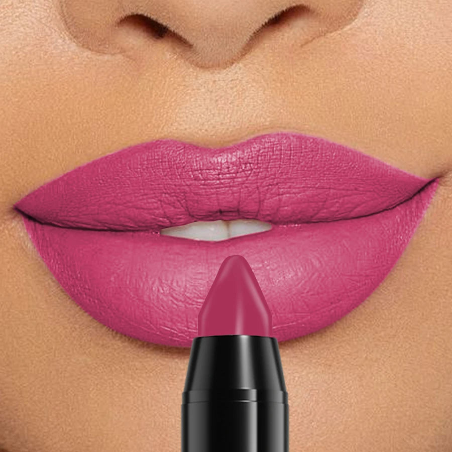 KAFURUX 15-Shade Velvet Matte Lipstick Pen – Waterproof & Long Lasting Matte Lipstick Pen HIP