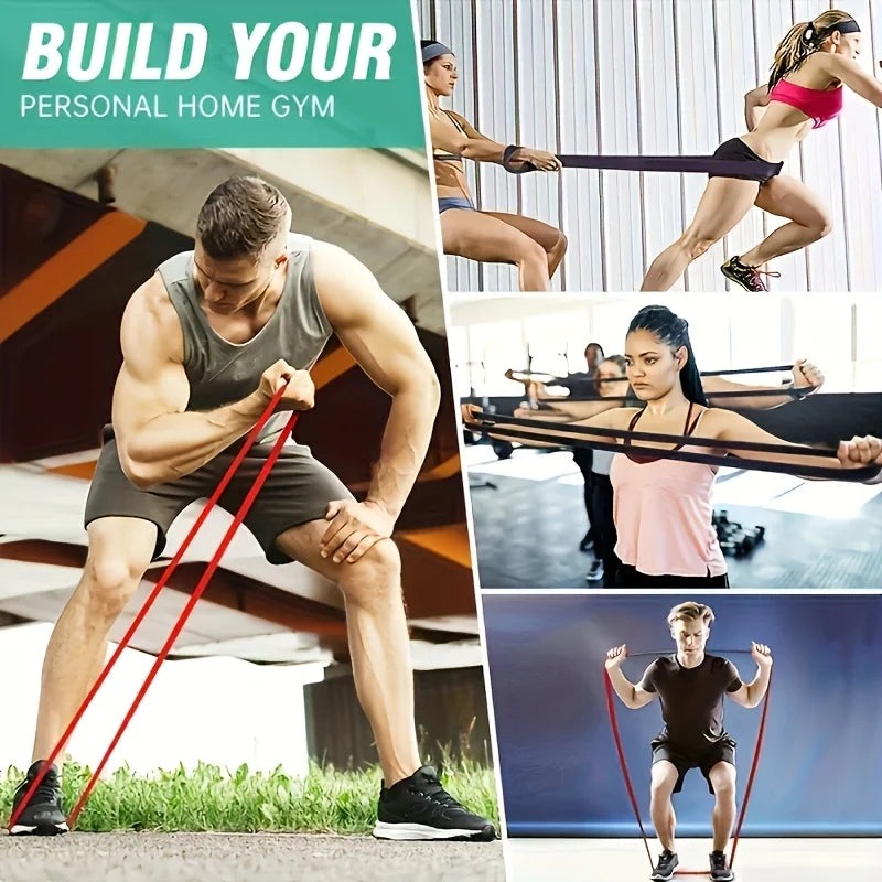 Resistance Bands Set Pull Straps Assistive Pull-Up Bands Exercise Straps Leg Exercise Bands for Gym Fitness Home Workout Equipme HIP