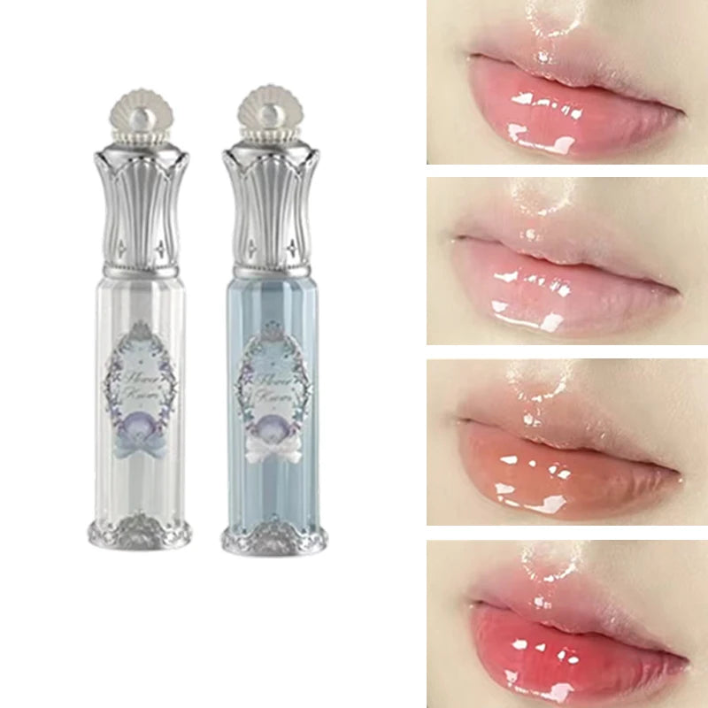 Flower Knows Shell's Jewel Lip Glaze – Shimmer & Hydrating Shimmer Lip Glaze HIP