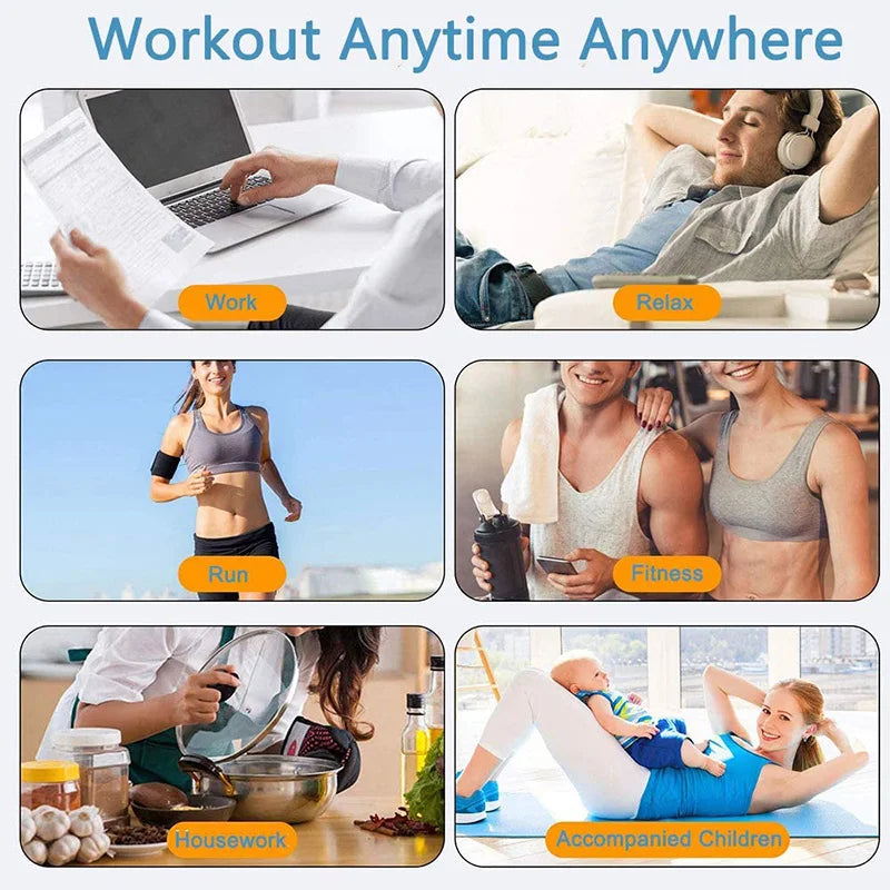 Smart EMS Abdominal Toning Belt – Abs & Muscle Trainer EMS Muscle Toning Belt HIP
