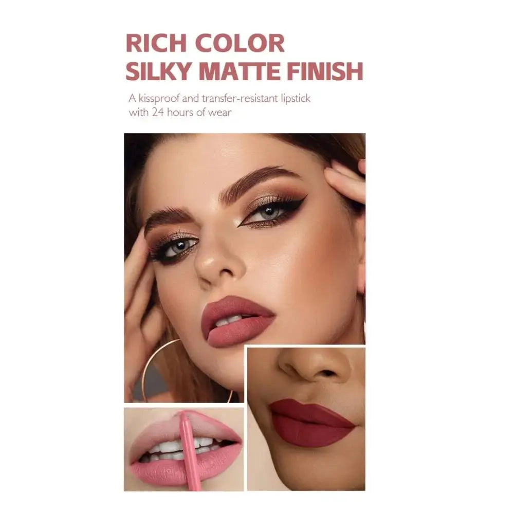SAM SUGAR 3-in-1 Matte Lip Kit – Liner, Gloss & Lipstick Lip Makeup Kit HIP