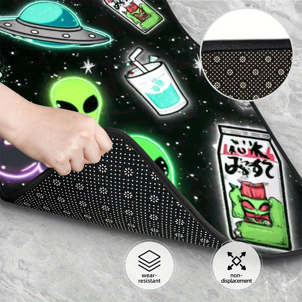 Alien Galaxy Car Floor Mats Set of 4 – SUV & Hatchback Car Floor Mats HIP