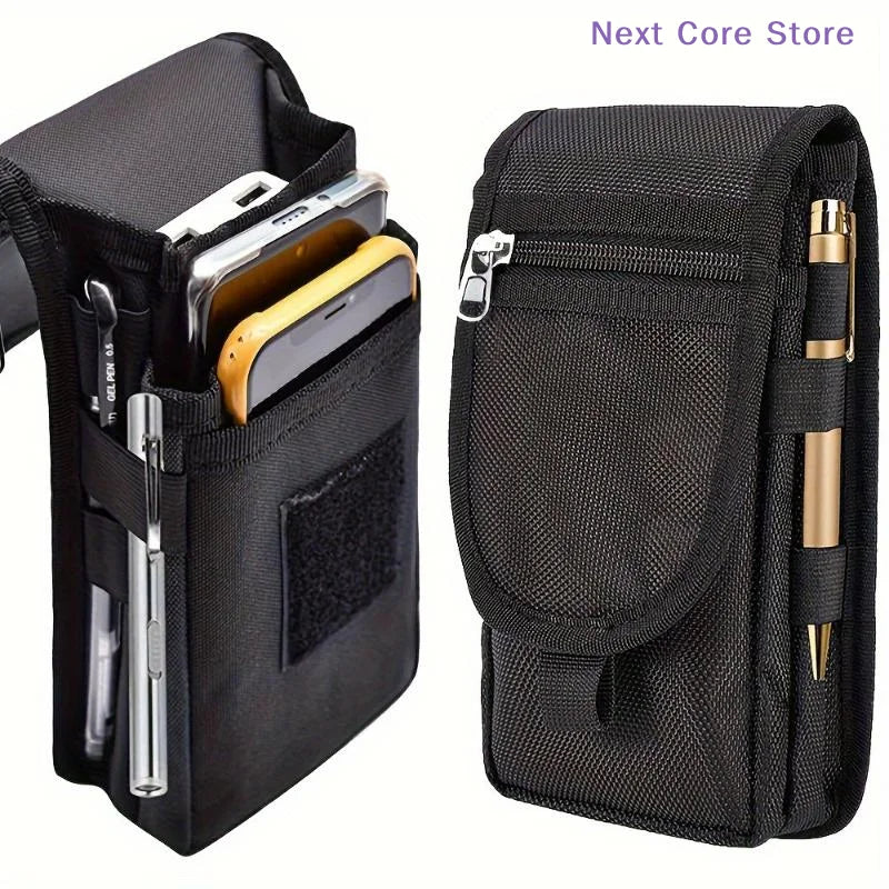 Oxford Cloth Waist Bag – Phone Holster with Pen Slots Waist Bag HIP