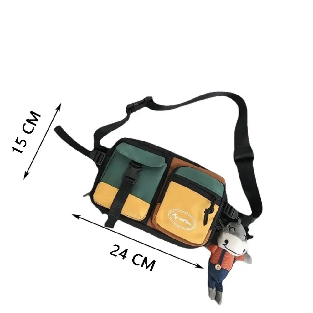 Nylon Sling Bag – Large Capacity Crossbody Chest Pack Crossbody Sling Bag HIP