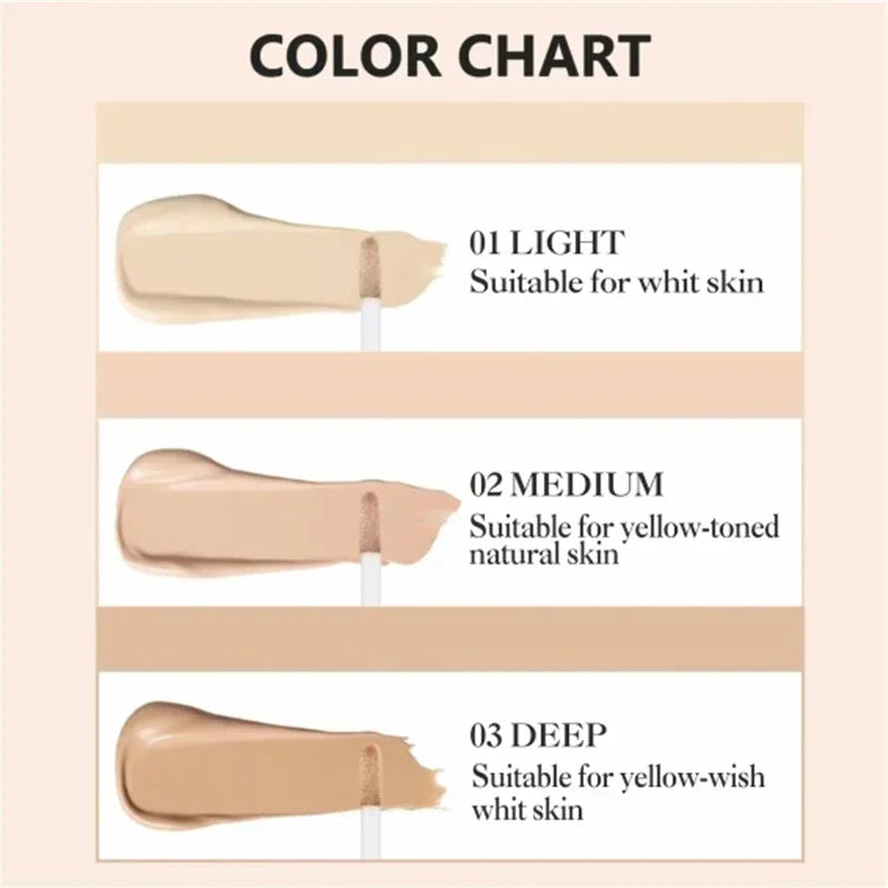12ml Matte Makeup Foundation Cream For Face Professional Concealing Eye Dark Circle Liquid Long-lasting Corrector Cream Cosmetic HIP
