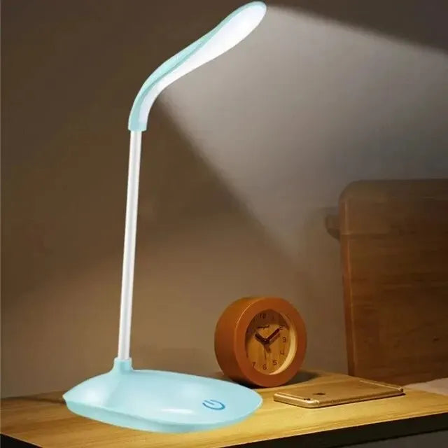 3-Mode USB Touch Dimmer LED Desk Lamp – Bedside Reading Light LED Desk Lamp HIP Blue