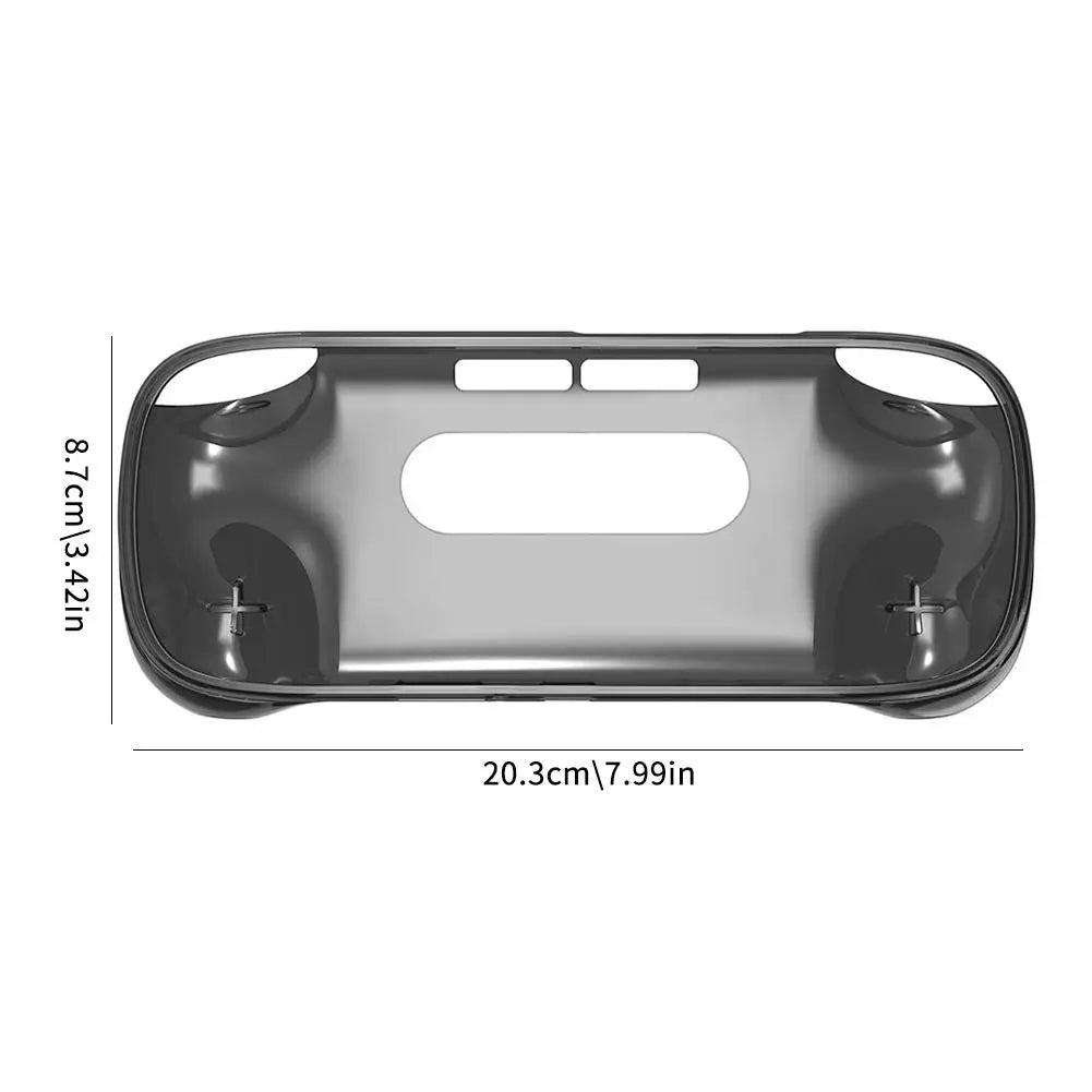 For Retroid Pocket 5 TPU Transparent Protective Case Anti-Slip Ergonomic Design Protective Cover Handheld Game Console Shell HIP