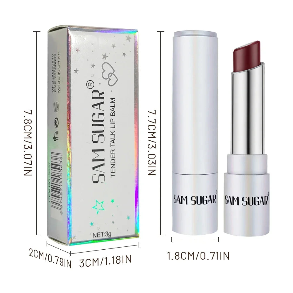 SAM SUGAR Butter Lip Balm – Matte Moisturizing Lipstick Butter Matte Lipstick HIP