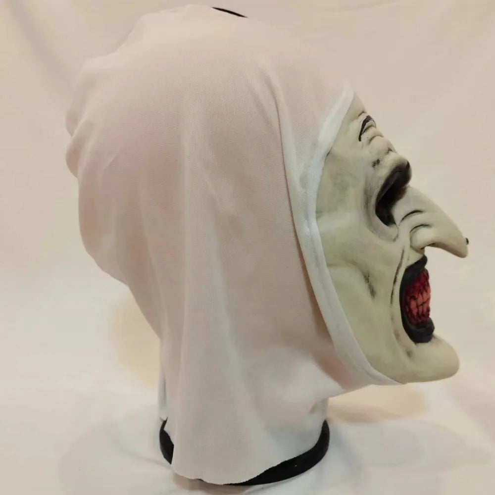Soft Latex Scary Clown Mask – Realistic Unisex Cosplay Prop Costume Mask HIP