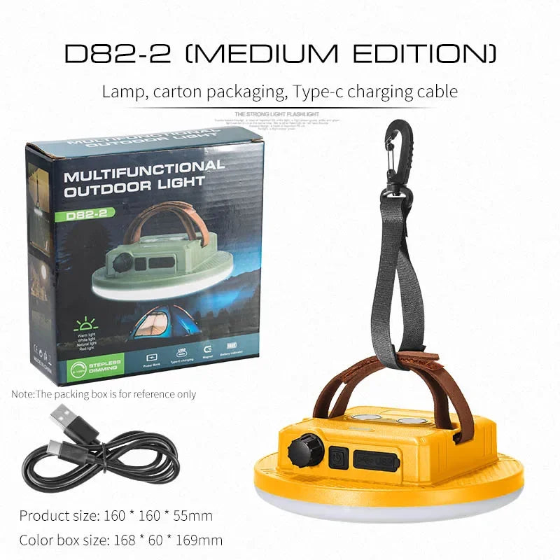 ESMARTER Rechargeable LED Camping Lantern & Power Bank Camping Lantern HIP D82-2 middle