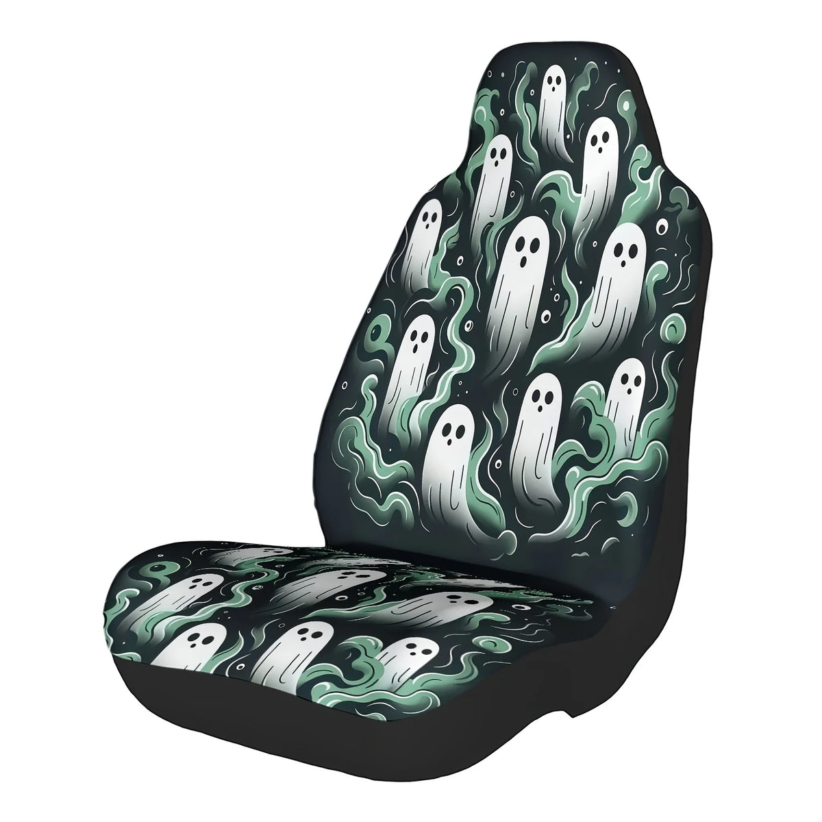 Green Smoke Print Car Seat Cover – Wear-Resistant & Easy Clean Car Seat Cover HIP