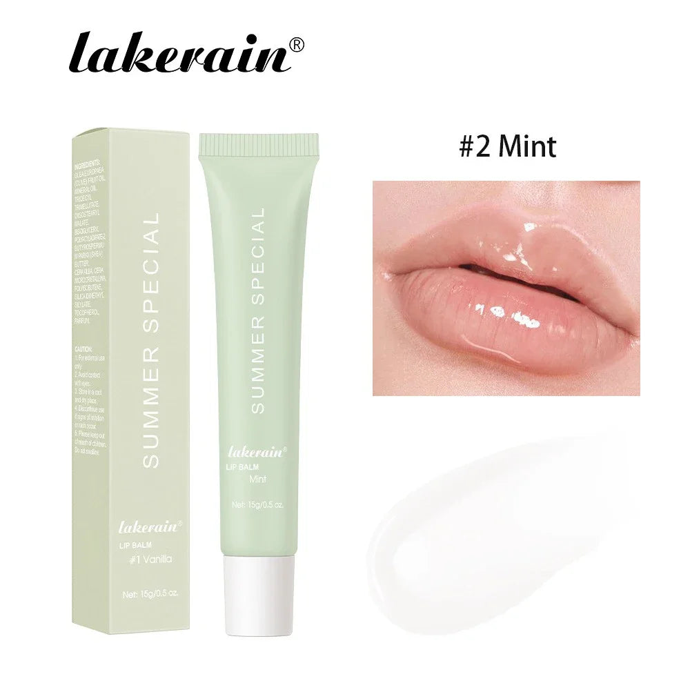 Deep Moisturizing Lip Balm Lip Gloss Long-lasting Liquid Lipstick Transparent Coffee Color Nourishing Reduce Lip Lines Lips Care HIP 02