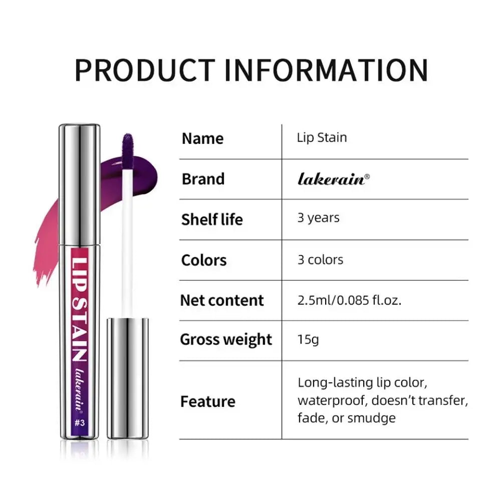 Lakerain Peel-Off Lip Stain – Matte Waterproof Lip Tint Peel-Off Lip Stain HIP