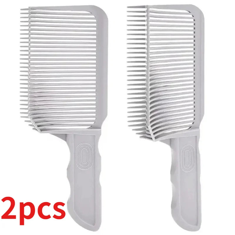RUZOFO Professional Barber Fading Comb – Heat Resistant Blend Barber Fading Comb HIP C681-gray 2pcs