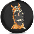 Funny Horse Face Spare Tire Cover – Waterproof Polyester Spare Tire Cover HIP Acquiesce 14 in
