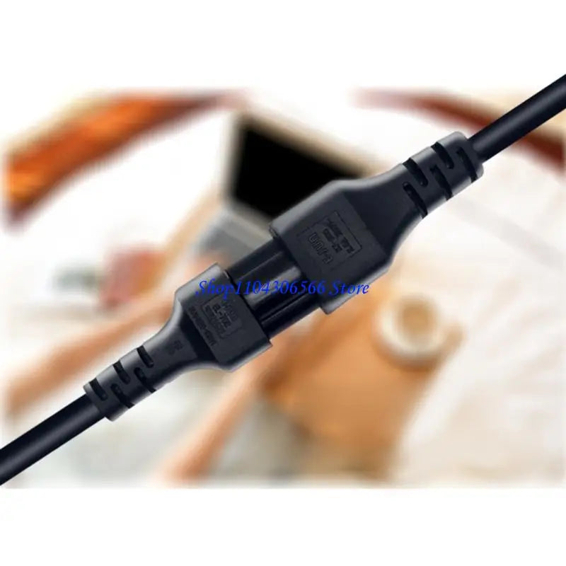 IEC320 C6 Male to C5 Female Extension Cord Adapter Cable Power Adapter Cable HIP