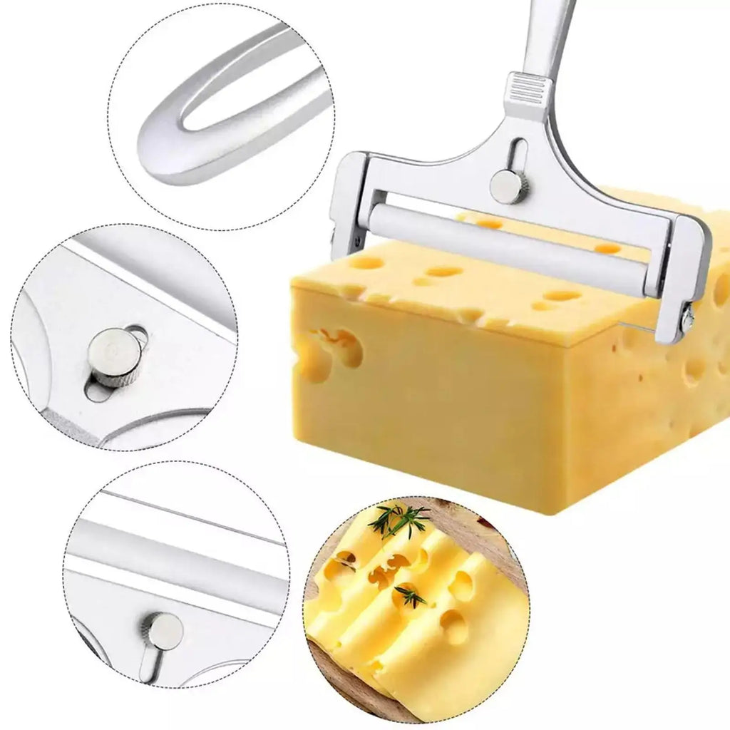 Cheese Slicer Cheese Scraper With Adjustable Thickness Butter Cheese Shaver Butter Slicer Multi-purpose Kitchen Tool HIP
