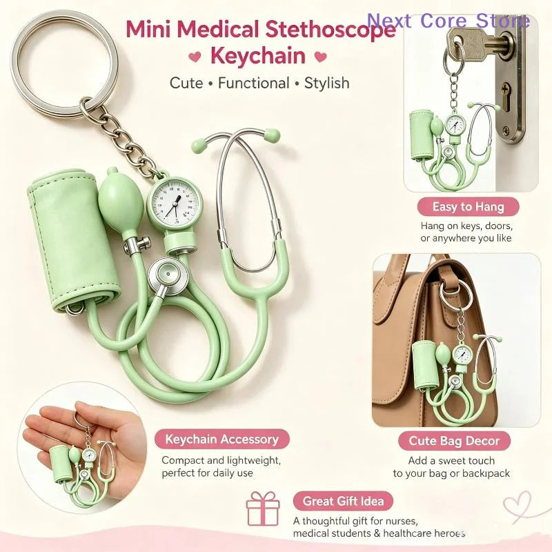 2D Acrylic Stethoscope Keychain – Nurse & Doctor Gift Acrylic Keychain HIP
