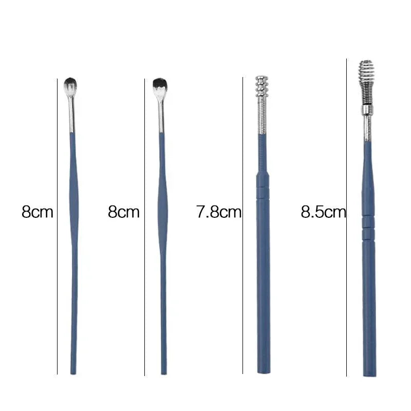 6-Piece Stainless Steel Ear Cleaning Kit with Carrying Case Ear Cleaning Kit HIP