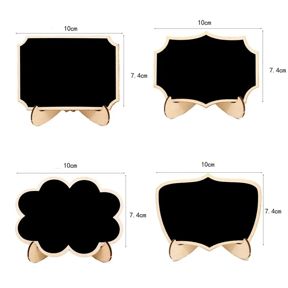 10-Pack Mini Lace Chalkboard Easel Signs – Place Cards Mini Chalkboard Signs HIP