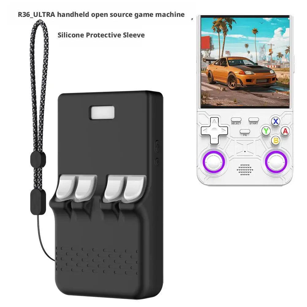 Silicone Protective Case For R36 Ultra Shockproof Soft Protective Shell With Lanyard Drop-proof Protector Game Console Accessory HIP