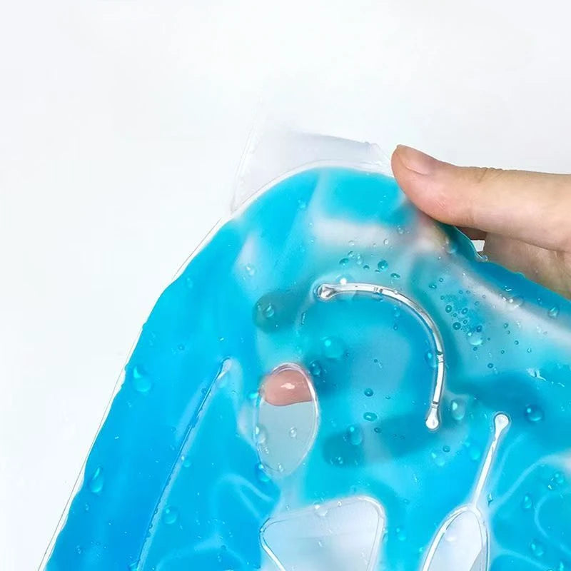 Face Cooling Mask Gel Eye Mask Ice Pack Cooling PVC Hot Cold Therapy Skin Care Tool Gel Face Mask Skin Firming Spa Sleep Mask HIP