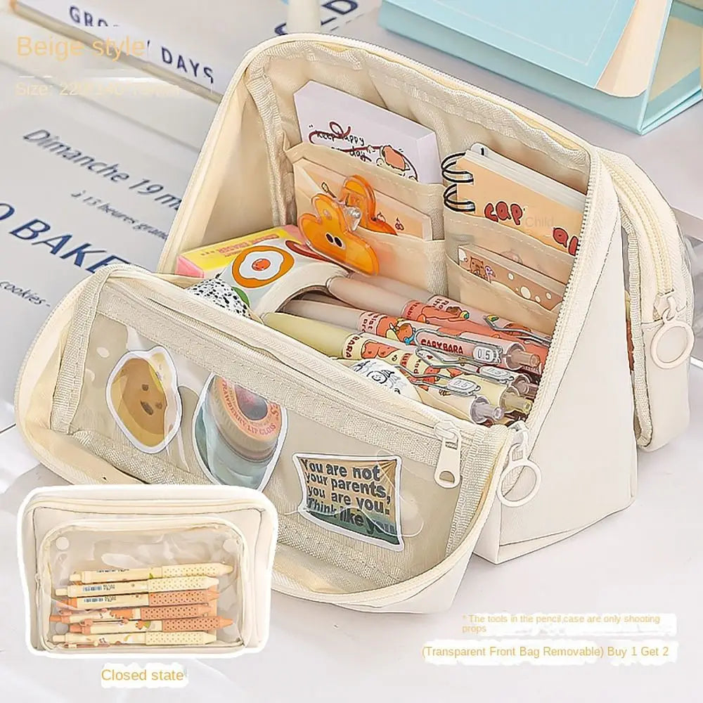 Large Capacity Detachable Pencil Case – Multi-Pocket Pen Bag Pencil Case HIP