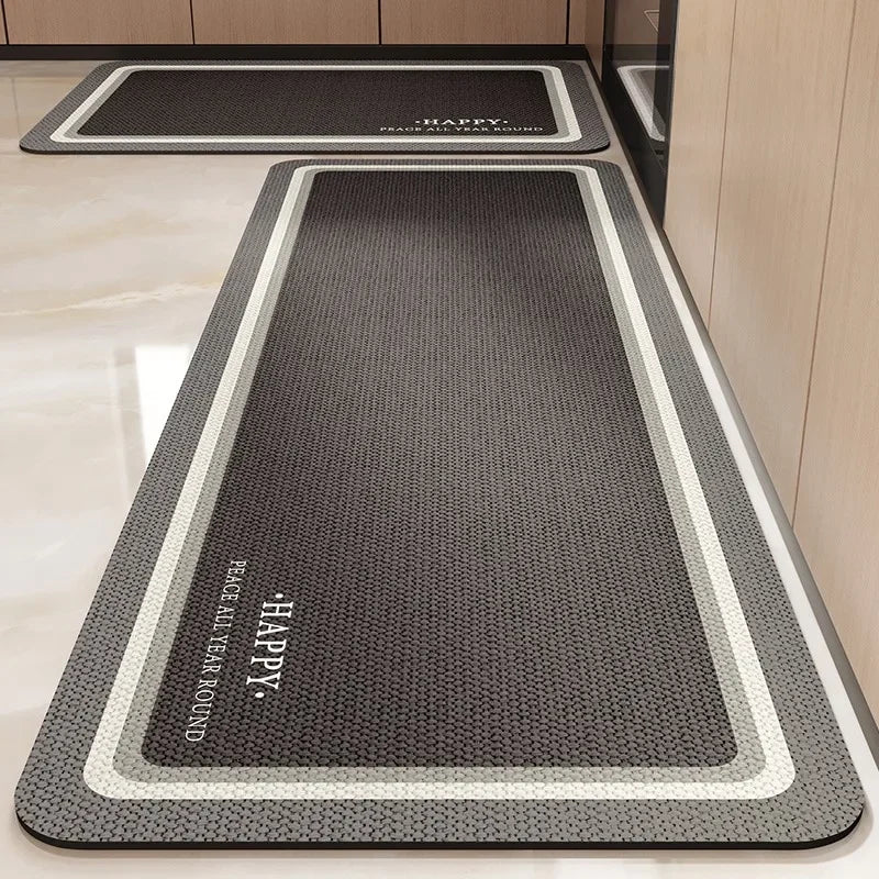 Super Absorbent Non-Slip Kitchen Rug – Washable Floor Mat Kitchen Floor Mat HIP GU3981-G 1pc 40x180cm