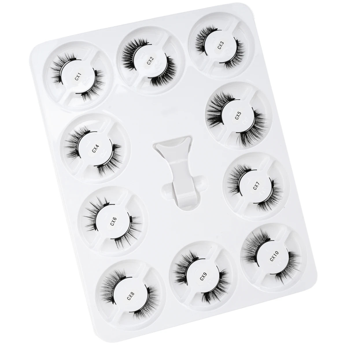 YSDO 10pairs 3D Magnetic False Eyelashes Kit Reusable Natural Mink False Lashes Professional Eyelash Extension With Tweezer HIP 10D-01