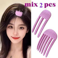 Volumizing Hair Root Clips – Fluffy Curling & Bang Rollers Hair Volumizing Clip HIP C688-Mix-Purple-2pcs