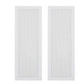 Computer Fan Filter Grills PVC 4.72x14.17in PC Cooler Fan Dust Filter Magnetic Frame for Fan Vent for Computer Cooler Fan HIP WHITE