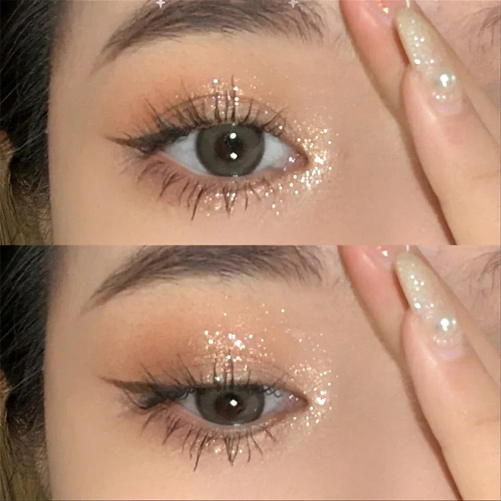 9 Colors Nude Matte Palette Shimmer and Shine Eyeshadow Palette Matte Glitter Eyeshadow Palette Shiny Eye Shadow Eye Pigments HIP