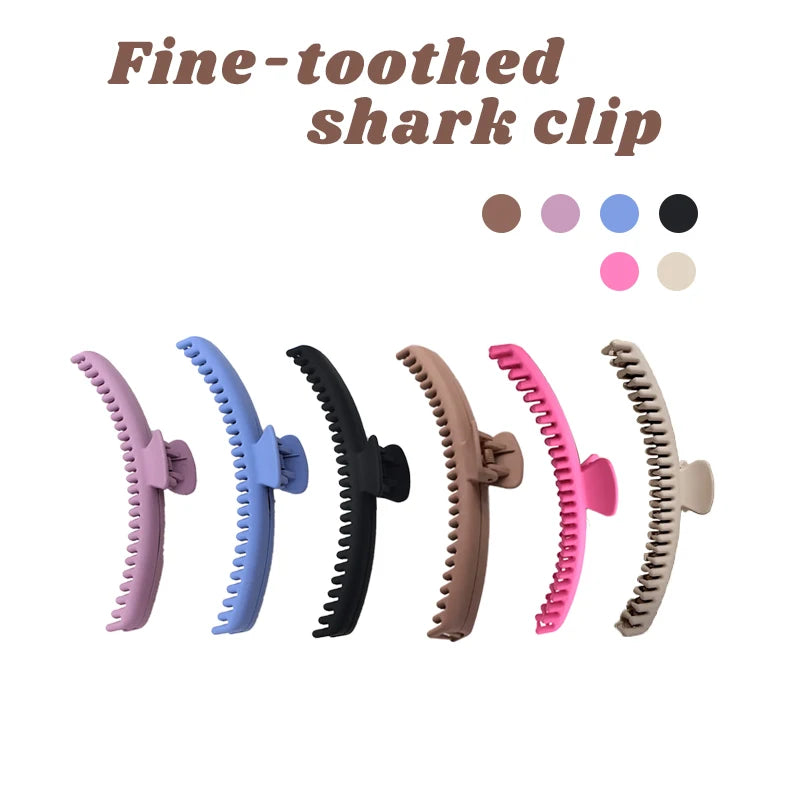 Long Claw Clip for Thick Hair – Strong Hold Resin | Women Hair Claw Clip HIP All in