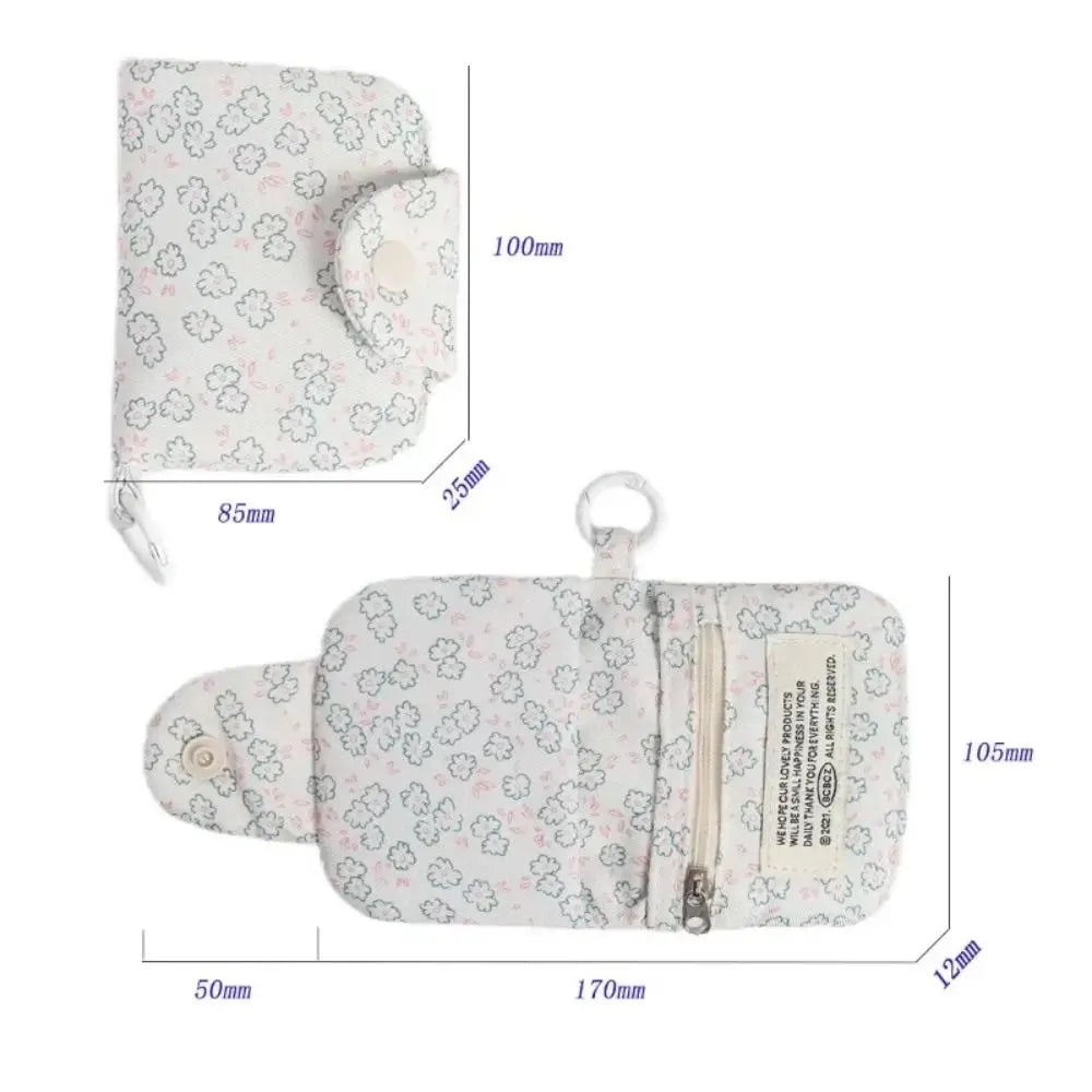 Floral Coin Purse & Card Holder – Cute Mini Wallet for Girls Coin Purse Wallet HIP