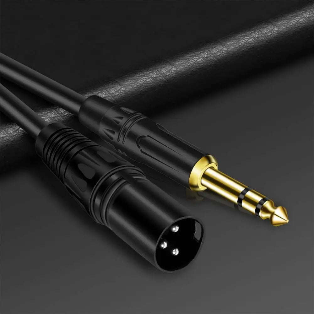 Balanced XLR to 1/4" TRS Audio Cable – Gold Plated OFC Audio Cable HIP