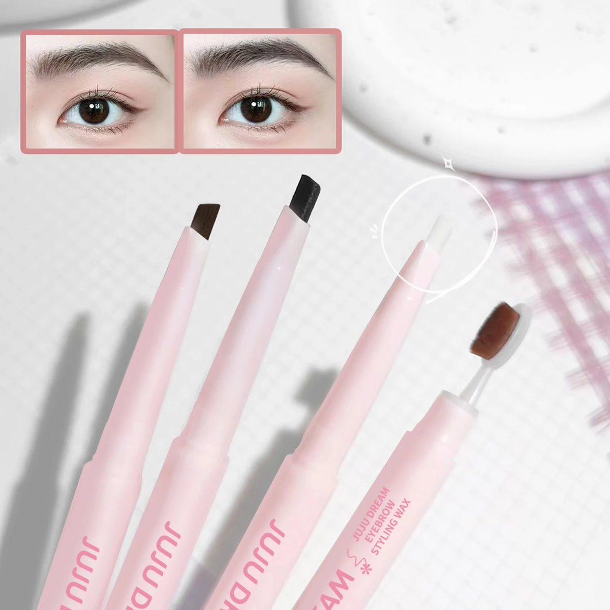 Clear Eyebrow Styling Wax – Waterproof & Long-Lasting | JUJU Dream Eyebrow Styling Wax HIP