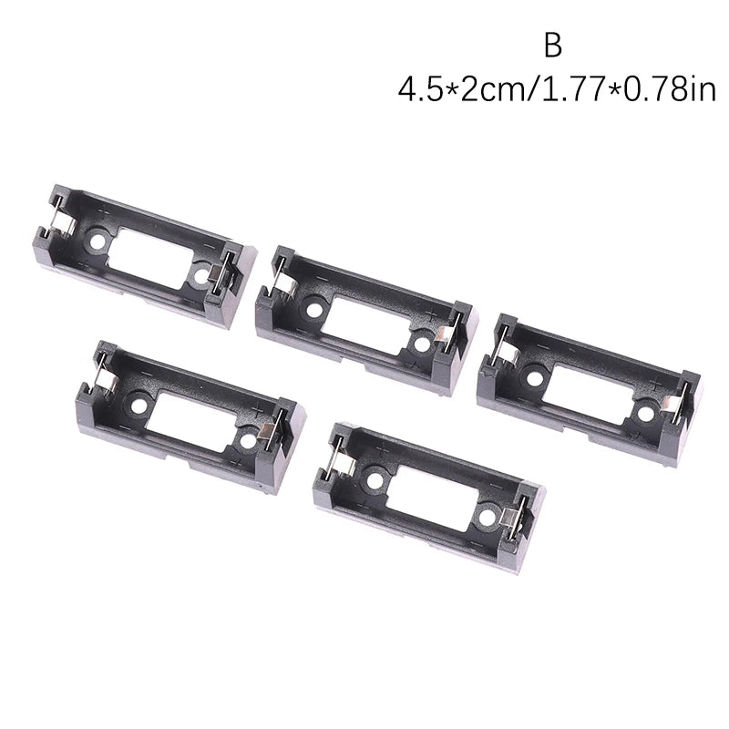 5-Pack CR123A 16340 Plug-In Battery Holder for PCB DIY Battery Holder Box HIP B