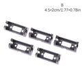 5-Pack CR123A 16340 Plug-In Battery Holder for PCB DIY Battery Holder Box HIP B