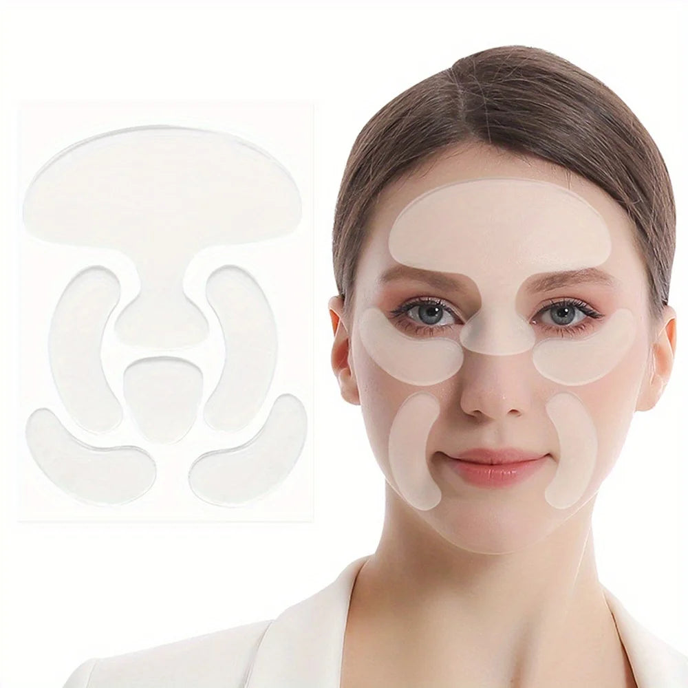 Reusable Silicone Anti-Wrinkle Face Patches – Forehead & Eye Anti-Wrinkle Face Patches HIP