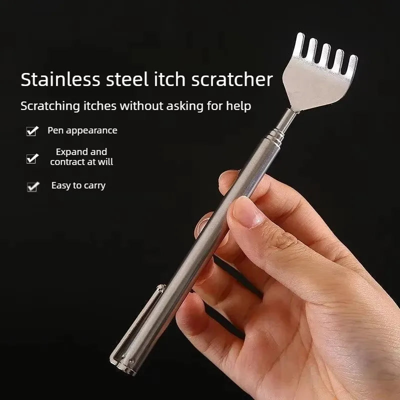 Extendable Stainless Steel Back Scratcher – Portable 1/2/4Pc Back Scratcher Tool HIP