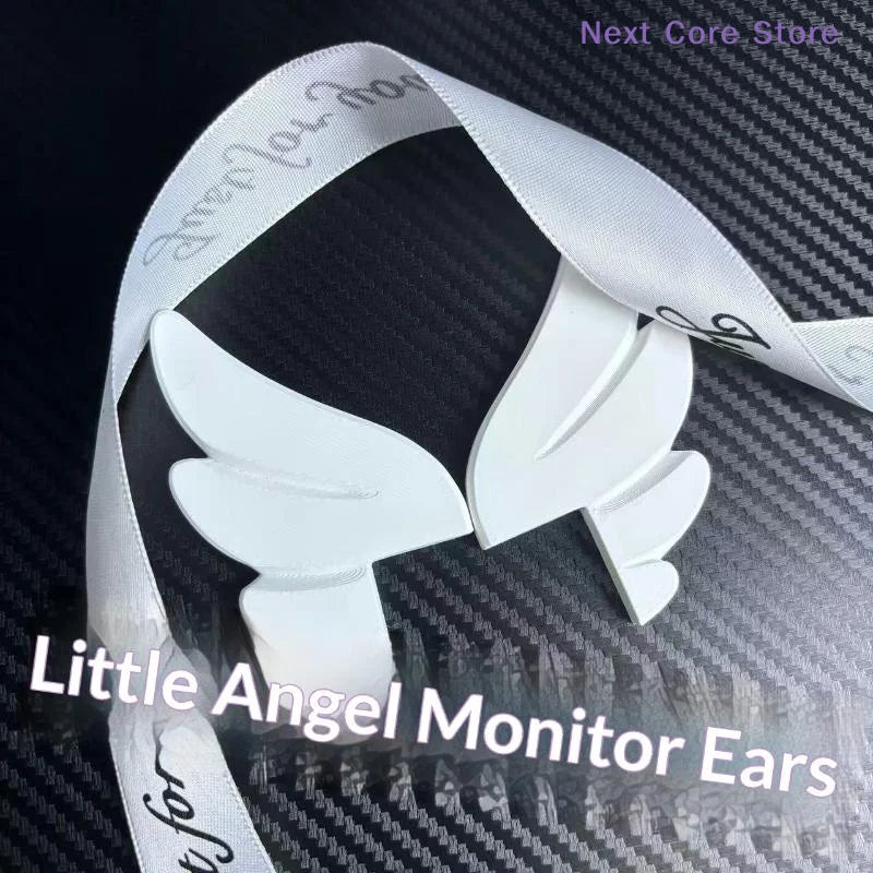 3D Printed Wings Monitor Ornaments – 1 Pair | Desk Decor Monitor Desk Ornament HIP