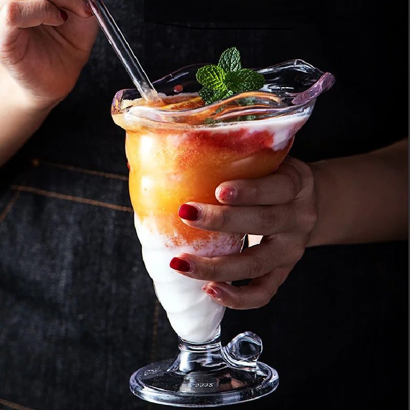 315ml Cocktail & Bubble Tea Glass Cup – Multi-Use Cocktail Glass HIP