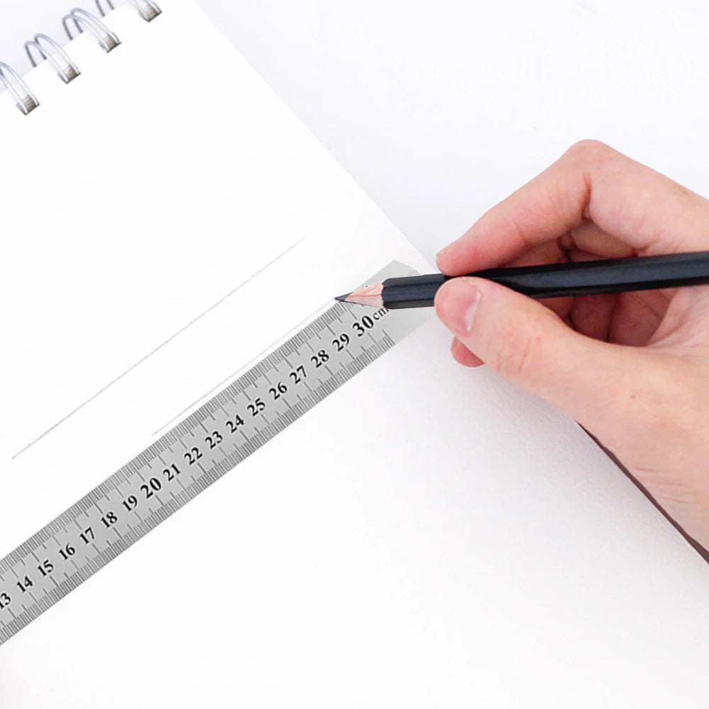 Double-Sided Stainless Steel Ruler – Precision Drafting Tool Stainless Steel Ruler HIP