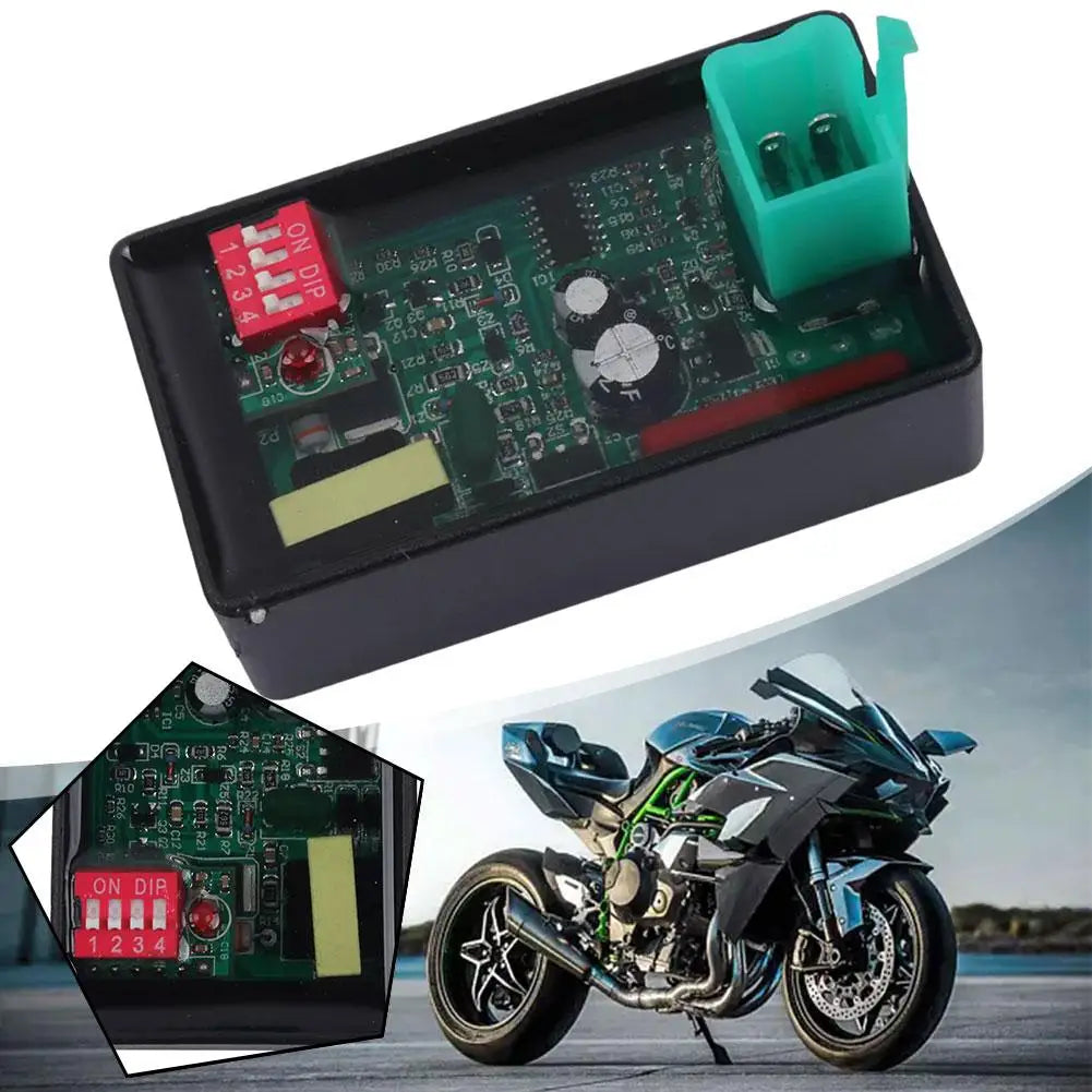 Programmable CDI For Motorcycle Lgnition 4/6 Pin DC CDI Racing Box DIP Switch For ACTIVE WAVE 110 TC100 ATV 150 Dirt Bike HIP
