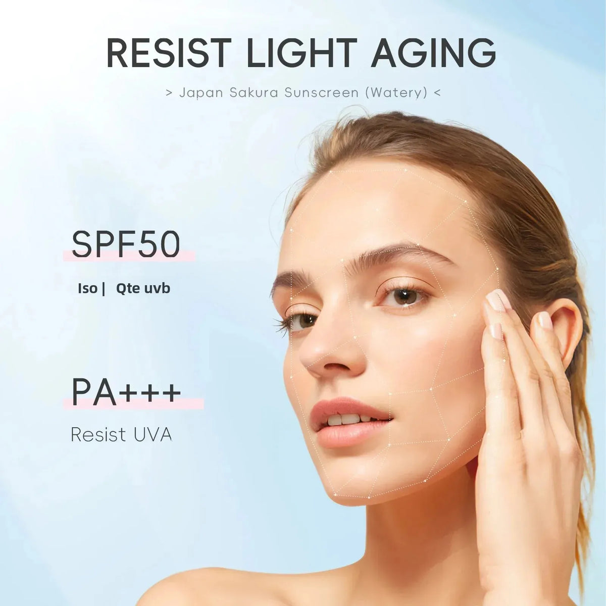 LAIKOU Sakura Sunscreen Primer SPF 50 PA+++ 50g Sunscreen Makeup Primer HIP