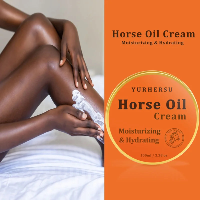 Horse Oil Moisturizing Cream – Daily Body Hydrating Balm Body Moisturizing Cream HIP