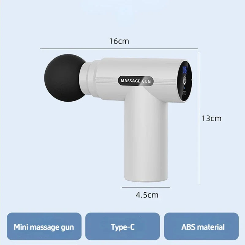 USB Mini Massage Gun – Portable Fascia Vibration Device Mini Massage Gun HIP